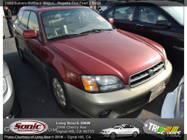 2002 Subaru Outback Wagon in Regatta Red Pearl