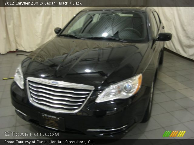 2012 Chrysler 200 LX Sedan in Black