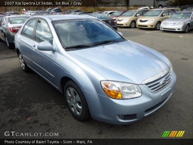 2007 Kia Spectra LX Sedan in Ice Blue