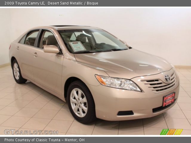 2009 Toyota Camry LE in Desert Sand Metallic