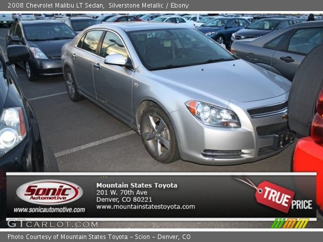 2008 Chevrolet Malibu LT Sedan in Silverstone Metallic