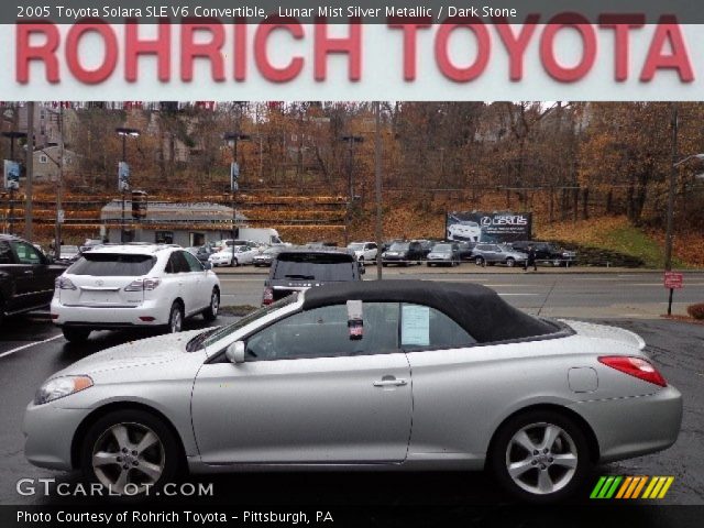 2005 Toyota Solara SLE V6 Convertible in Lunar Mist Silver Metallic