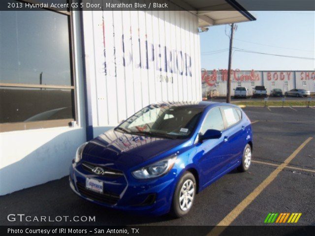 2013 Hyundai Accent GS 5 Door in Marathon Blue