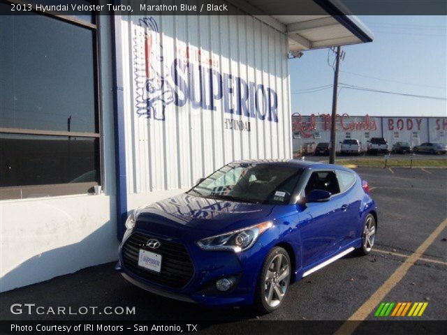 2013 Hyundai Veloster Turbo in Marathon Blue