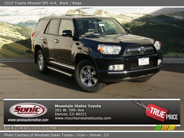 2013 Toyota 4Runner SR5 4x4 in Black