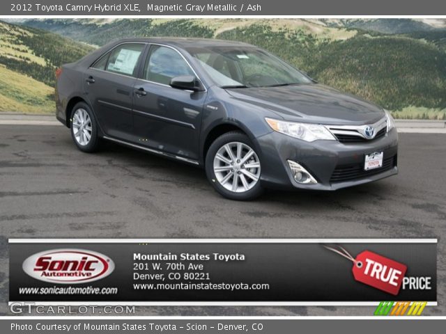 2012 Toyota Camry Hybrid XLE in Magnetic Gray Metallic
