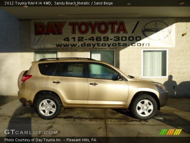 2012 Toyota RAV4 I4 4WD in Sandy Beach Metallic