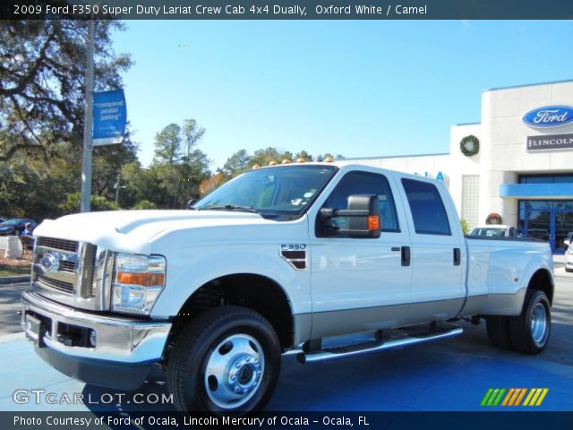 2009 Ford F350 Super Duty Lariat Crew Cab 4x4 Dually in Oxford White