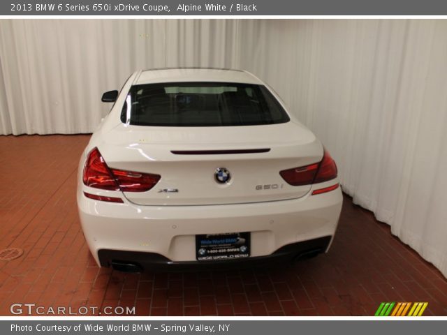 2013 BMW 6 Series 650i xDrive Coupe in Alpine White
