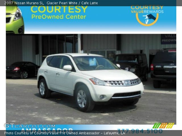 2007 Nissan Murano SL in Glacier Pearl White