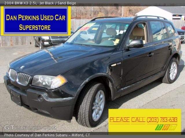 2004 BMW X3 2.5i in Jet Black