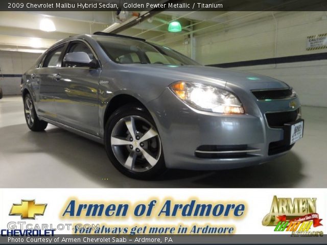 2009 Chevrolet Malibu Hybrid Sedan in Golden Pewter Metallic