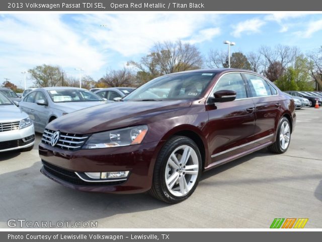 2013 Volkswagen Passat TDI SEL in Opera Red Metallic