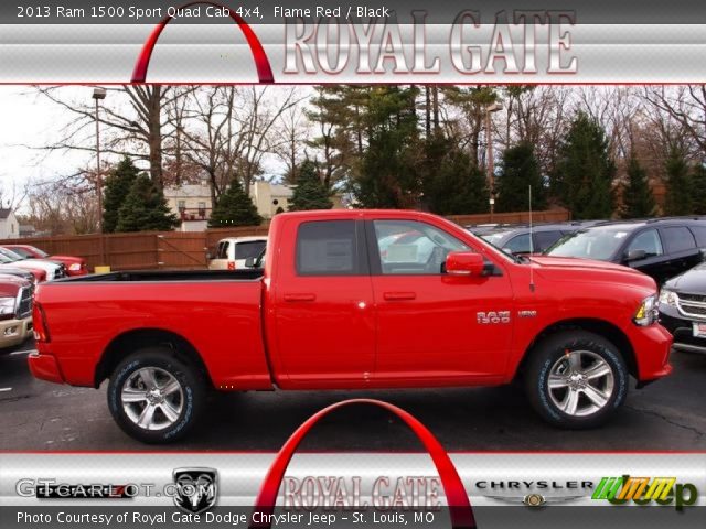 2013 Ram 1500 Sport Quad Cab 4x4 in Flame Red