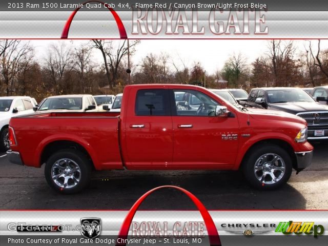 2013 Ram 1500 Laramie Quad Cab 4x4 in Flame Red