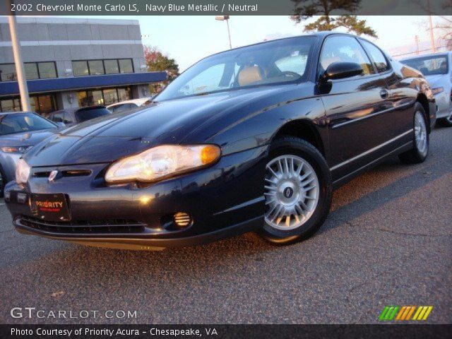 2002 Chevrolet Monte Carlo LS in Navy Blue Metallic