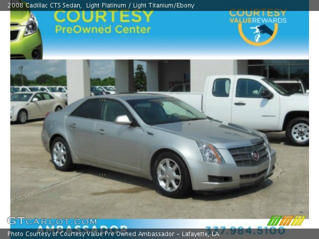 2008 Cadillac CTS Sedan in Light Platinum