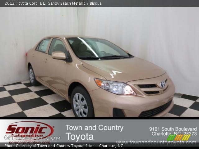 2013 Toyota Corolla L in Sandy Beach Metallic