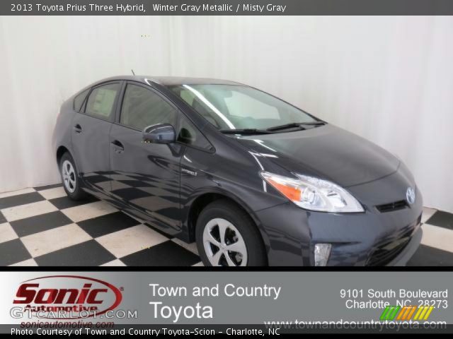 2013 Toyota Prius Three Hybrid in Winter Gray Metallic