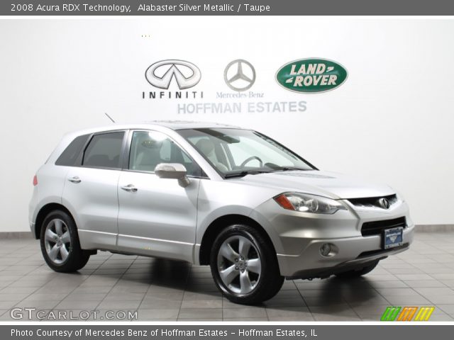2008 Acura RDX Technology in Alabaster Silver Metallic