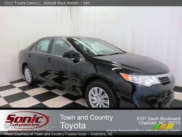 2012 Toyota Camry L in Attitude Black Metallic