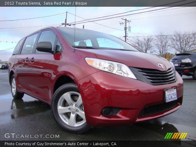 2012 Toyota Sienna  in Salsa Red Pearl