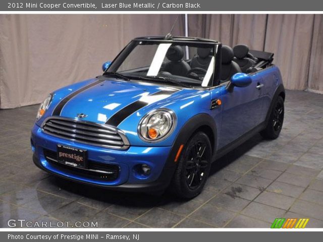 2012 Mini Cooper Convertible in Laser Blue Metallic