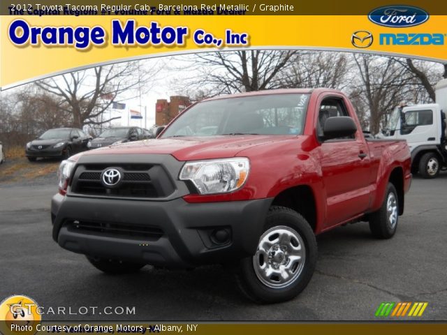 2012 Toyota Tacoma Regular Cab in Barcelona Red Metallic