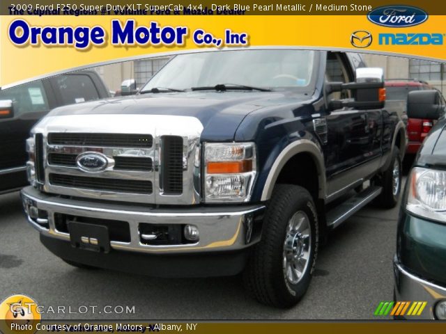2009 Ford F250 Super Duty XLT SuperCab 4x4 in Dark Blue Pearl Metallic