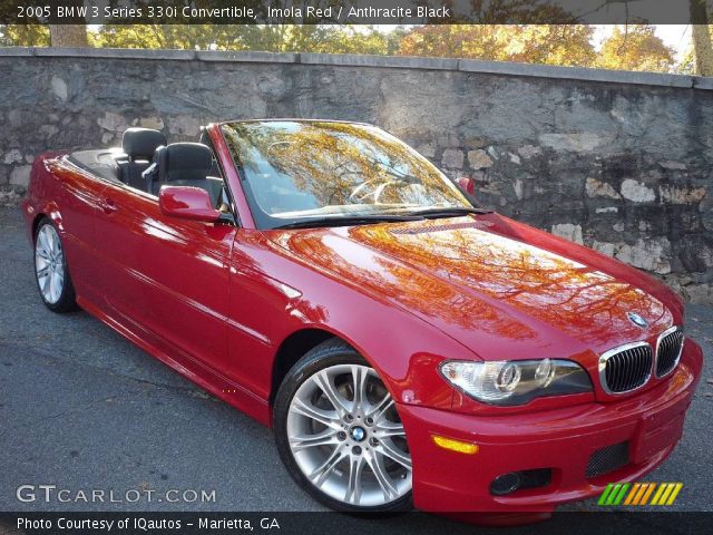 2005 BMW 3 Series 330i Convertible in Imola Red