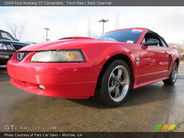 2004 Ford Mustang GT Convertible in Torch Red