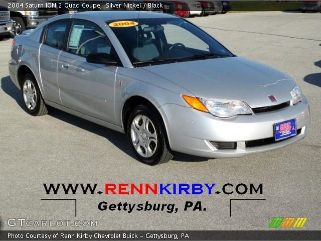 2004 Saturn ION 2 Quad Coupe in Silver Nickel