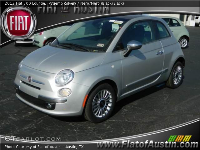 2013 Fiat 500 Lounge in Argento (Silver)