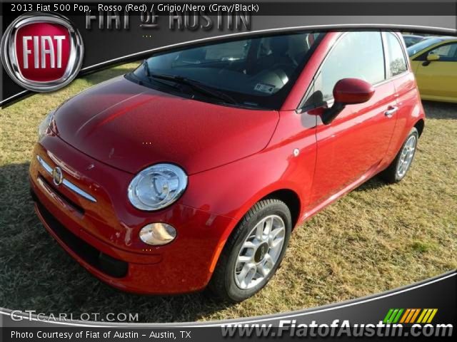 2013 Fiat 500 Pop in Rosso (Red)