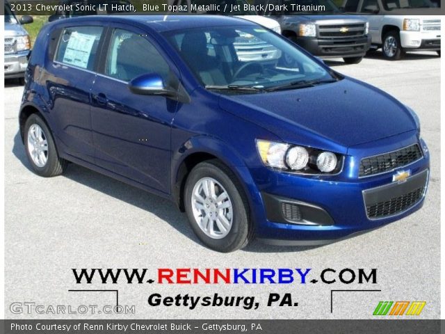 2013 Chevrolet Sonic LT Hatch in Blue Topaz Metallic