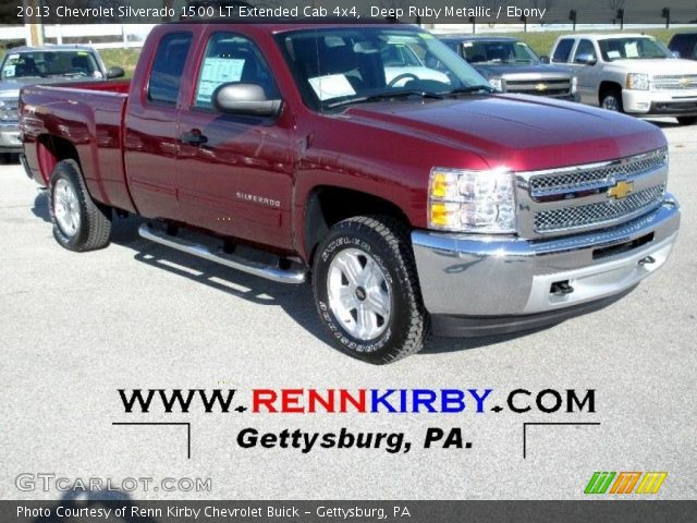 2013 Chevrolet Silverado 1500 LT Extended Cab 4x4 in Deep Ruby Metallic