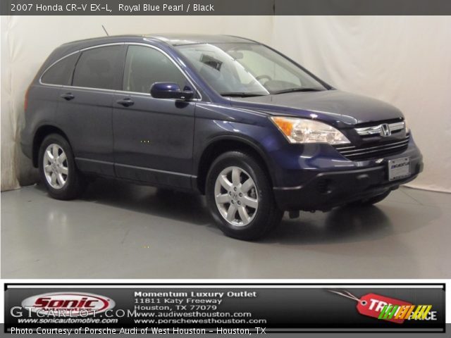 2007 Honda CR-V EX-L in Royal Blue Pearl