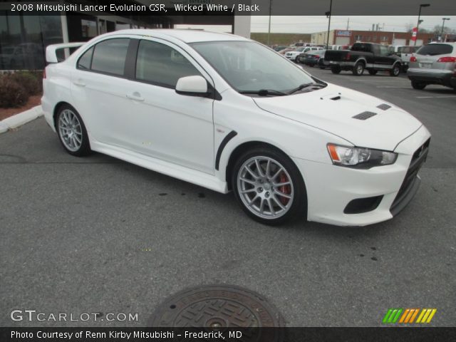 2008 Mitsubishi Lancer Evolution GSR in Wicked White