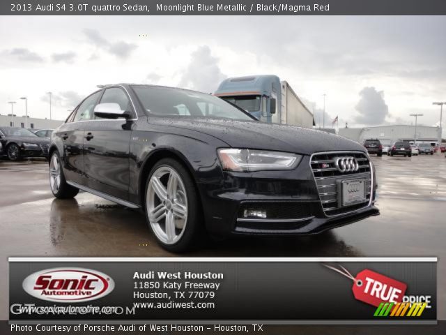 2013 Audi S4 3.0T quattro Sedan in Moonlight Blue Metallic