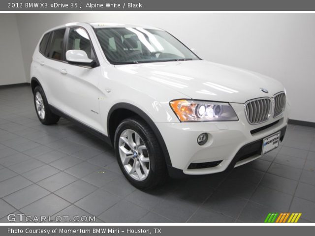 2012 BMW X3 xDrive 35i in Alpine White