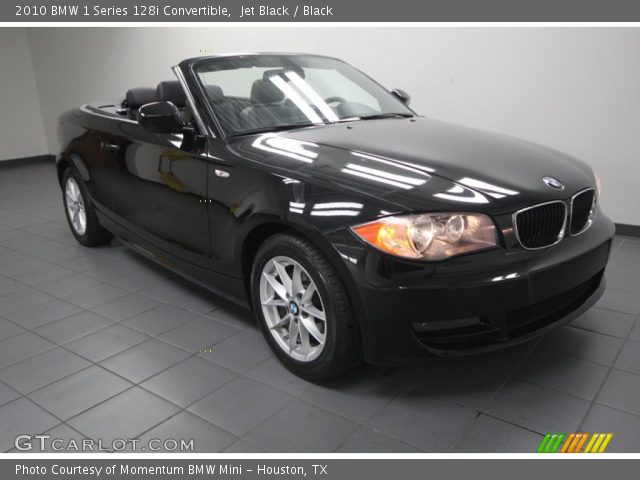 2010 BMW 1 Series 128i Convertible in Jet Black