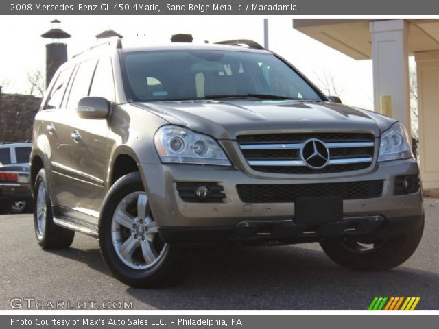 2008 Mercedes-Benz GL 450 4Matic in Sand Beige Metallic