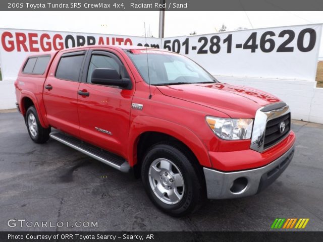 2009 Toyota Tundra SR5 CrewMax 4x4 in Radiant Red