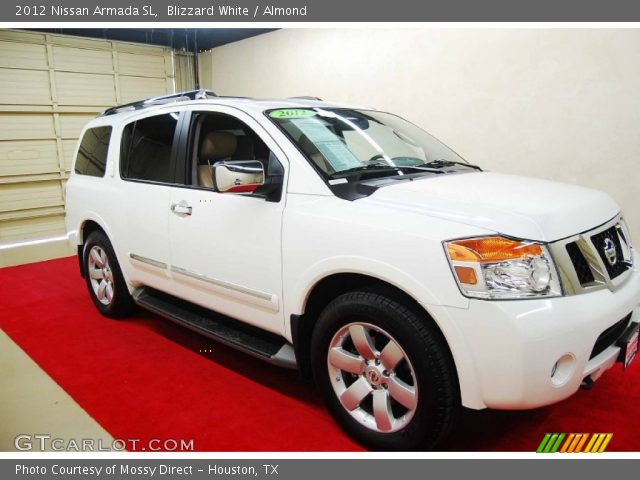 2012 Nissan Armada SL in Blizzard White