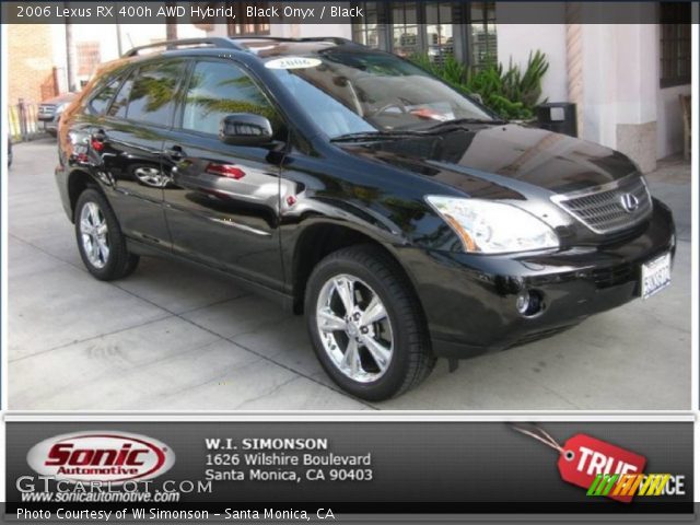 2006 Lexus RX 400h AWD Hybrid in Black Onyx