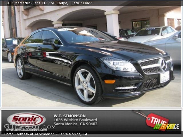2012 Mercedes-Benz CLS 550 Coupe in Black