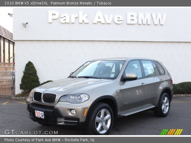 2010 BMW X5 xDrive30i in Platinum Bronze Metallic