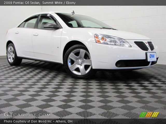 2009 Pontiac G6 Sedan in Summit White