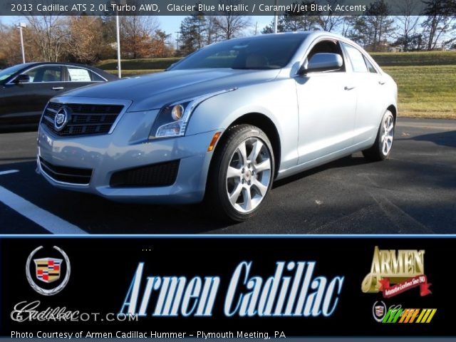 2013 Cadillac ATS 2.0L Turbo AWD in Glacier Blue Metallic