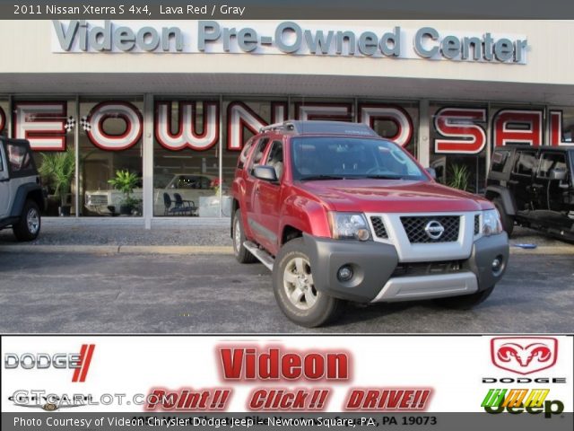 2011 Nissan Xterra S 4x4 in Lava Red